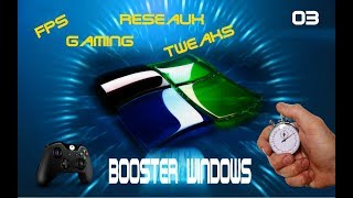 Optimiser Windows pour le Gaming 03 Boost CPUGPU Réseau et ping [upl. by Lilllie]