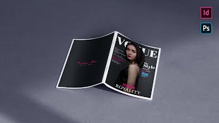 Indesign CC tutorial  designing magazine Cover Front amp Back [upl. by Eves883]