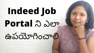 How to get more interview calls from indeed  Indeed Job Search  Telugu  Pashams [upl. by Llerod]