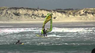 Windsurf Stormy Atlanic 28Oct2013  La Torche  France  Bretagne [upl. by Nesnej424]