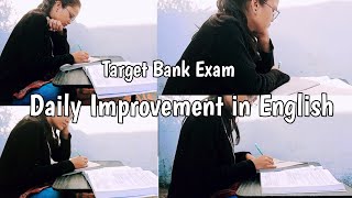 Daily Improvement in English  Target Bank Exam  sbipo sbiclerk bankexam bank [upl. by Arhsub]