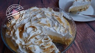 Zitronentarte mit Baiserhaube I Zitronenkuchen I Lemon Cake I No bake I ohne backen [upl. by Alyar]