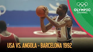 The Dream Teams First Olympic Match  Mens Basketball  Full Game  Barcelona 1992 Replays [upl. by Athene]