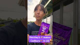 At the Pocono Mts in Hazelton PA the Hershey’s Co makes Cadbury bars since 1988🍫🇬🇧👉🏽🇺🇸 [upl. by Fayina]