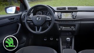 2018 Skoda Fabia Interior and New Safety Features [upl. by Neevan]