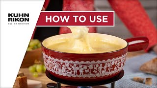 Cheese Fondue – how to use  KUHN RIKON [upl. by Kela]