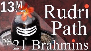 Vedic Chanting  Rudri Path by 21 Brahmins [upl. by Akiret]