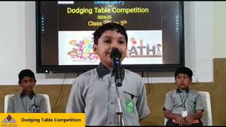 Dodging Table Competition 2024 Class 2nd to 5th [upl. by Seka]