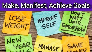 Make Manifest Achieve Goals  Success [upl. by Roxine]