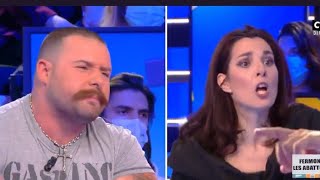 TPMP Clash Baptiste Marchaissportif et amateur de viande et Solveig Halloin l’activisteabattoirs [upl. by Casabonne]