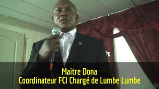 Zénith Contesté de JB Mpiana  Le Coordinateur FCI chargé de Lumbe Lumbe en route vers Paris [upl. by Baggs]