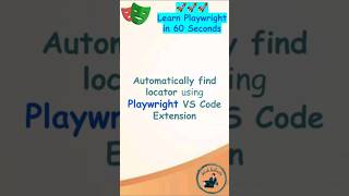 Playwright with TypeScript  Automatically Find Locator using Playwright VS Code Extension [upl. by Ynnep]