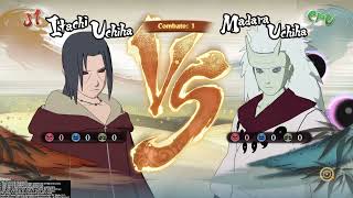 Itachi edo tensei vs madara riokou en superdificil naruto [upl. by Anitak]