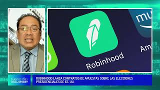 Robinhood lanza contratos de apuestas sobre las elecciones presidenciales de EE UU [upl. by Thanh]