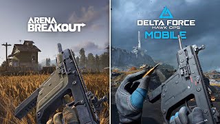 Delta Force Hawk Ops Mobile vs Arena Breakout Comparison [upl. by Chiou]