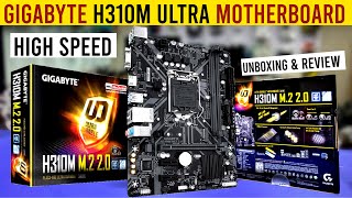 GIGABYTE H310 M2 20 Ultra Durable Motherboard  5 Smart Fan  High Speed Gaming  GCCCare [upl. by Moll]