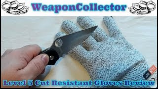 Level 5 Cut Resistant Gloves Review [upl. by Ellyn]