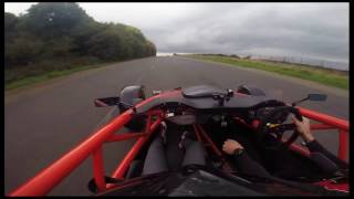 Supercharged Ariel Atom Hot Laps at Prestwold Driving Centre [upl. by Aruam]