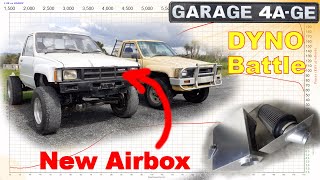 4AGE Hilux  Airbox testing amp stock Hilux comparison [upl. by Jovitta311]