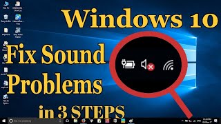 Windows 10 Sound Not Working  Sound Not Work Windows 10  Windows 10 Sound Problem [upl. by Linnie]