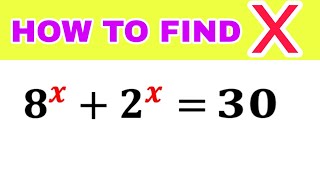 Maths Hardest Problem  8x  2x  30  manoj sir [upl. by Daraj]