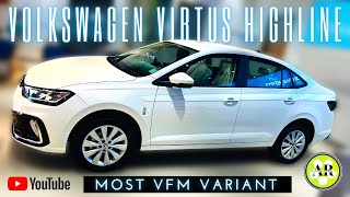 Volkswagen Virtus Highline  10L TSI AT  Most Value For Money Car at ₹1427 Lakh  Auto Revviewer [upl. by Oam]