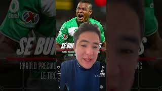 Preciado vs Santos santos futbolmexicano ligamx viralshort shortsyoutube yoytubeshorts [upl. by Navets110]