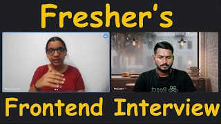 Freshers Frontend Interview  HTML CSS and JavaScript  ProCodrr Mock Interviews [upl. by Catherine]