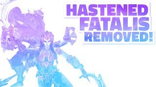 HASTENED FATALIS REMOVED Hastened Katana Ring amp Atalantas Bow SMITE [upl. by Anderer]