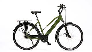 Amslod Dalton  Akwaliteit ebike  Perfecte stadsfiets  City Elite collectie [upl. by Ynaittirb501]