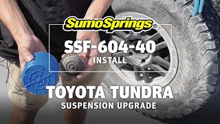 Toyota Tundra Front Suspension Upgrade  SumoSprings SSF60440 Install [upl. by Aeduj]