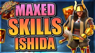 EXPERTISED ISHIDA MITSUNARI combat viable in Rise of Kingdoms [upl. by Oilut]