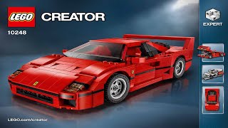 LEGO instructions  Creator Expert  10248  Ferrari F40 [upl. by Candyce]