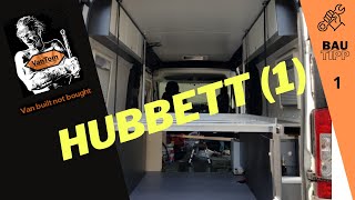 Hubbett selber bauen Womo Kastenwagen Camper Selbstausbau [upl. by Anissa]