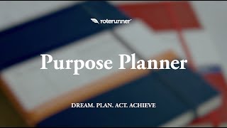 Introducing the Roterunner Purpose Planner  Take Back Control of Your Time [upl. by Otilegna610]