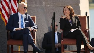 ‘My intention is to earn and win this nomination’ Kamala Harris’ response to Biden endorsement [upl. by Lindbom]