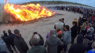 Dänemark im Juni 2017 Vejers Strand Sonnenwende der SanktHansAften [upl. by Castara]