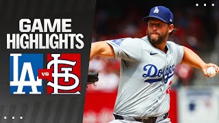 Dodgers vs Cardinals Game Highlights 81824  MLB Highlights [upl. by Akinam]