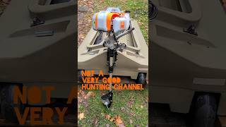 Beavertail Final Attack With New Weed Wacker Motor Outboard hunting water [upl. by Ttirrem621]