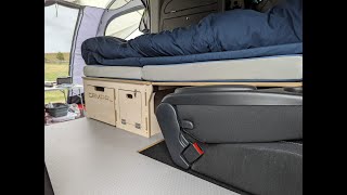 Camping boot box by Campal Campervan Conversions Ltd for Berlingo [upl. by Metzger]