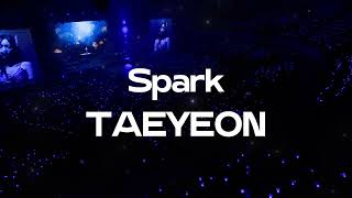 Spark  TAEYEON  Empty Arena  Concert Audio [upl. by Arotal512]