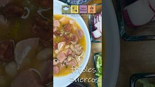 COCINA FÁCIL  FRIJOLES PUERCOS frijoles 1minuto cerdo [upl. by Lanie394]