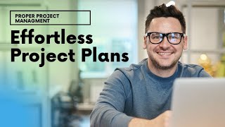 Create An Optimized Excel Project Plan In Under 60 Seconds [upl. by Livia]