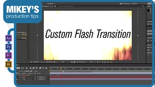 Customizable Flash transition After Effects Tutorial [upl. by Bixler]