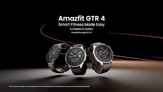 Amazfit GTR 4  A Classic in Action  Smart Fitness Made Easy [upl. by Llemert]