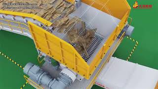 OCC paper pulping line cardboard paper recycling dry pulping plant [upl. by Celinka184]