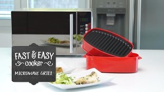 Fast amp Easy Microwave GrillPan Cooker [upl. by Forrester17]