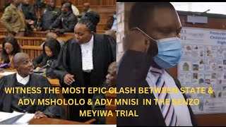 Witness the Most EPIC Clash Between STATE amp Adv Mshololo amp Adv Mnisi in the Senzo Meyiwa Trial [upl. by Slen]