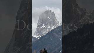 Dolomites Ski Trip Epic Alpine Adventure in 30 Seconds 🇮🇹 [upl. by Demp]