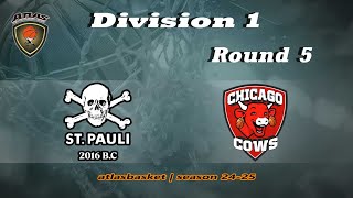 Atlasbasket  Div 1Round 5  SAINT PAULI by ΤΟ ΠΑΡΑΔΟΣΙΑΚΟ ΑΡΤΟΠΩΛΕΙΟ vs CHICAGO COWS [upl. by Schulman]